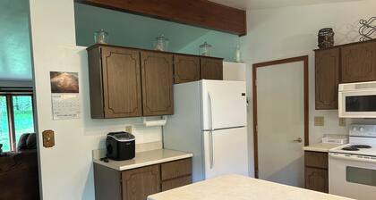 3-bedroom house located three miles from Sawyer Lake on the Michigamme River