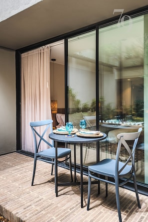 Apartamento com design assinado | Terraço/pátio
