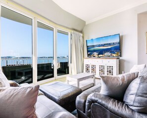 Smart TV, video games, ping pong - Caribe 3BR Bayfront, Stunning Views, Pools, Hot Tub, 2 Mins To Beach, Amenities (Orange Beach)