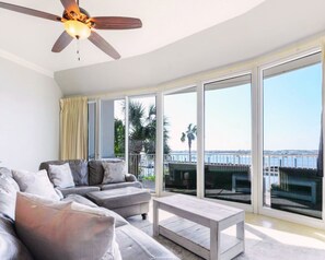 Smart TV, video games, ping pong - Caribe 3BR Bayfront, Stunning Views, Pools, Hot Tub, 2 Mins To Beach, Amenities (Orange Beach)