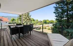 Outdoor dining - Ferienwohnung Pörtschach 90m² (Pörtschach am Wörtherse)
