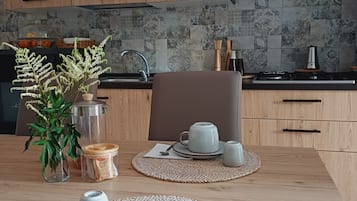 Blackout drapes, iron/ironing board