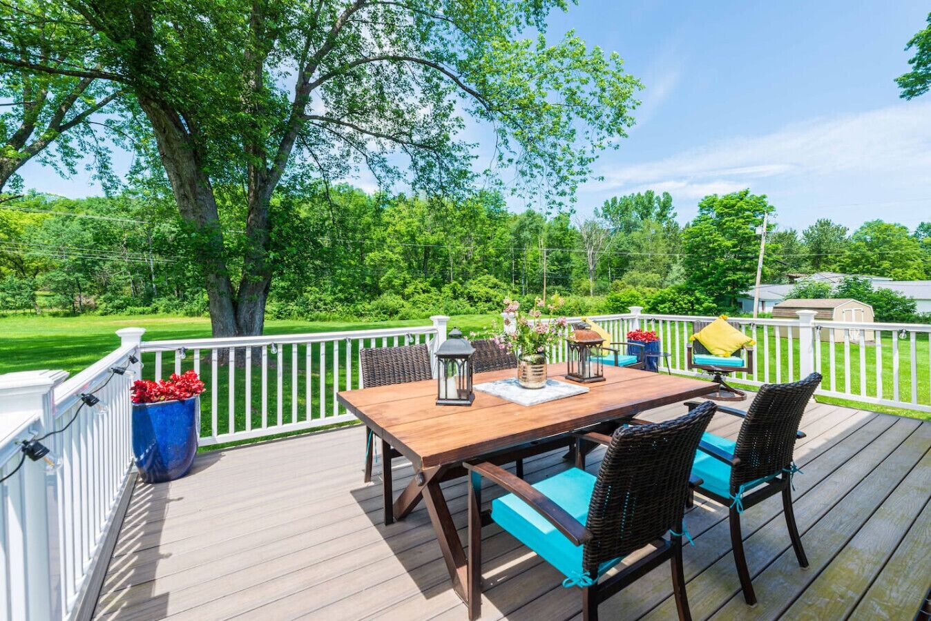 Opções para refeição ao ar livre