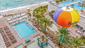 屋外プール、温水プール