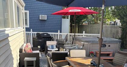 Beach Block 5-Bedroom Retreat with AC in Silver Beach, Lavallette, NJ