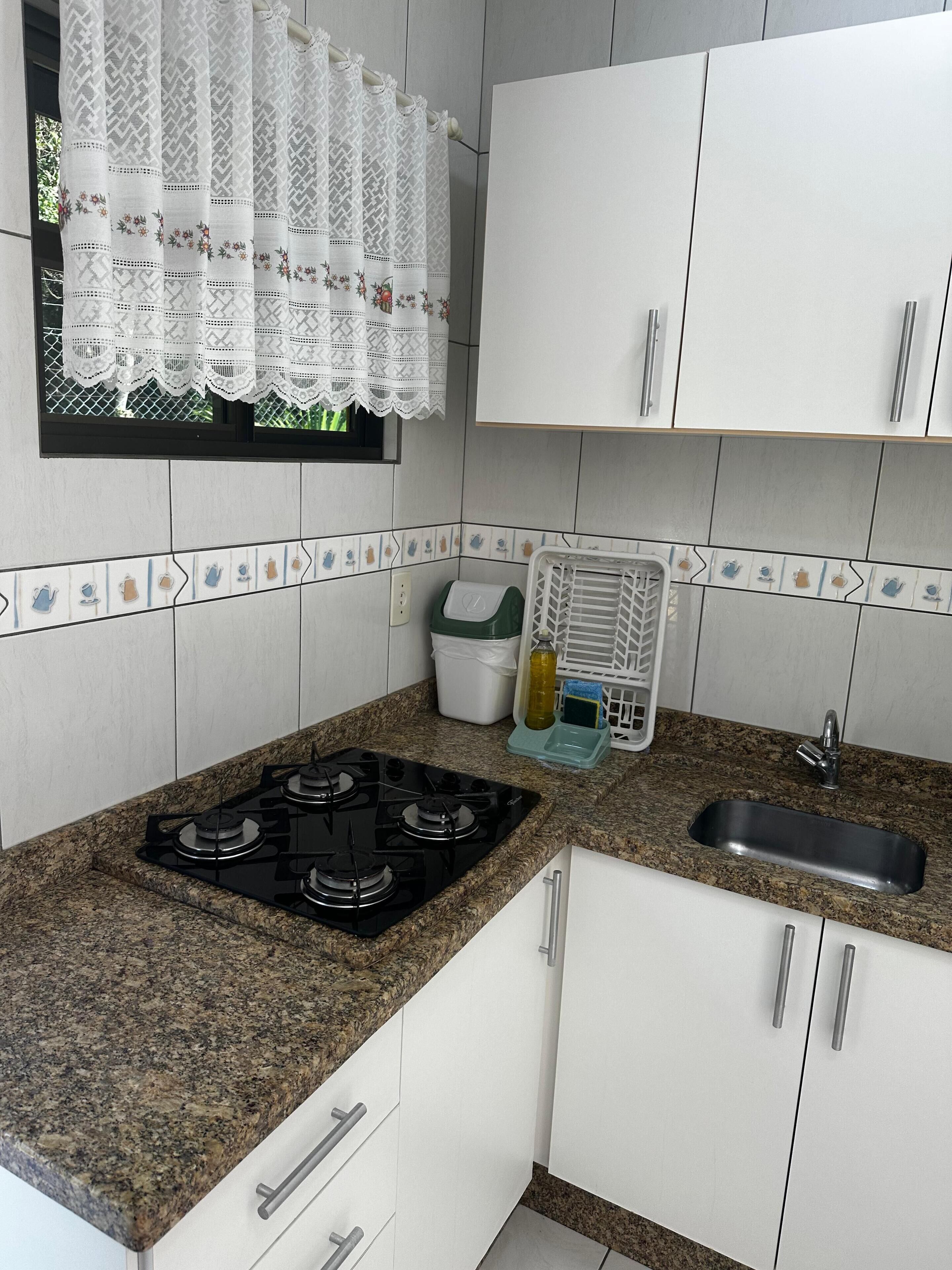 Réfrigérateur, micro-ondes, plaque de cuisson, blender