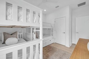 4 bedrooms, iron/ironing board, travel crib, free WiFi