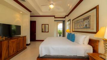 3 habitaciones, tabla de planchar con plancha y acceso a internet