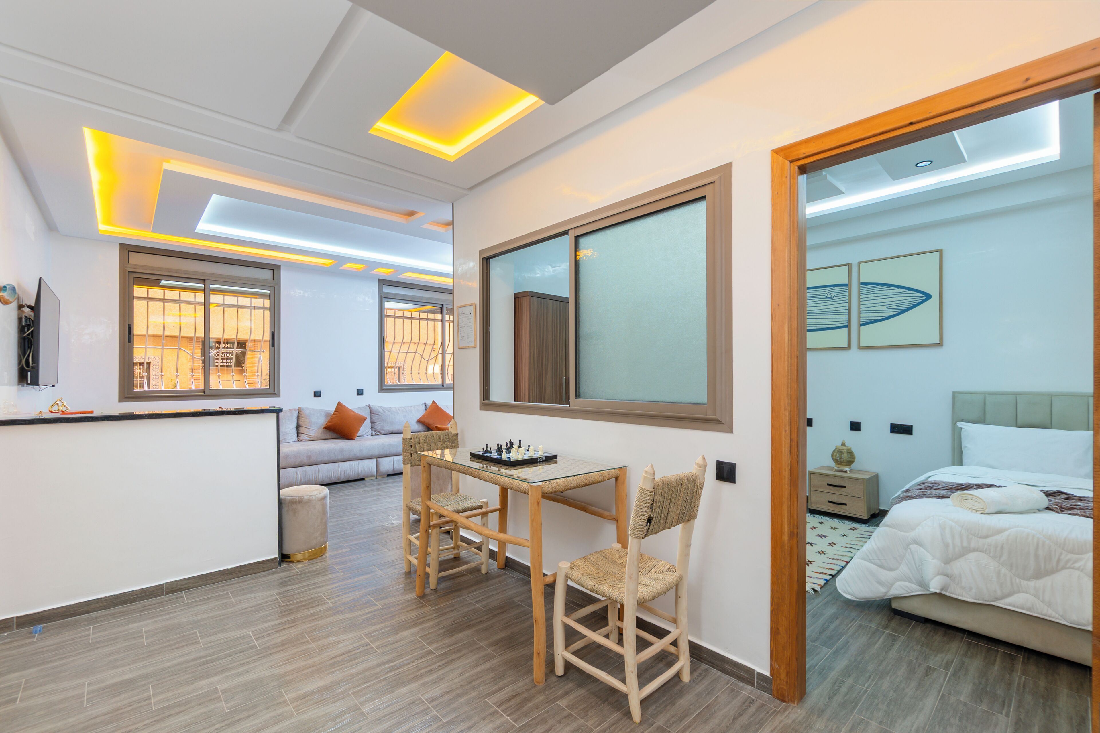 2 Schlafzimmer, Schreibtisch, kostenloses WLAN, Bettwäsche