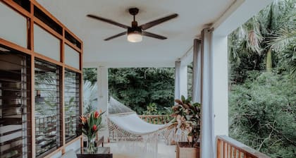 New Listing! steps to beach, blue zone sanctuary, nestled in jungle