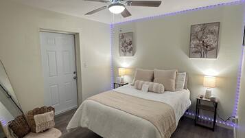 1 bedroom, iron/ironing board, free WiFi, bed sheets