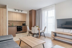 TV - Słoneczna Harmony Stay 43A Apartment (Katowice)