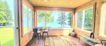 Serene Lake Superior Escape Beachfront Getaway or Snowy Ski Retreat