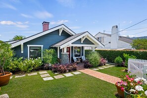 Exterior - Classic Craftsman Home with Beautiful Garden (Santa Barbara)