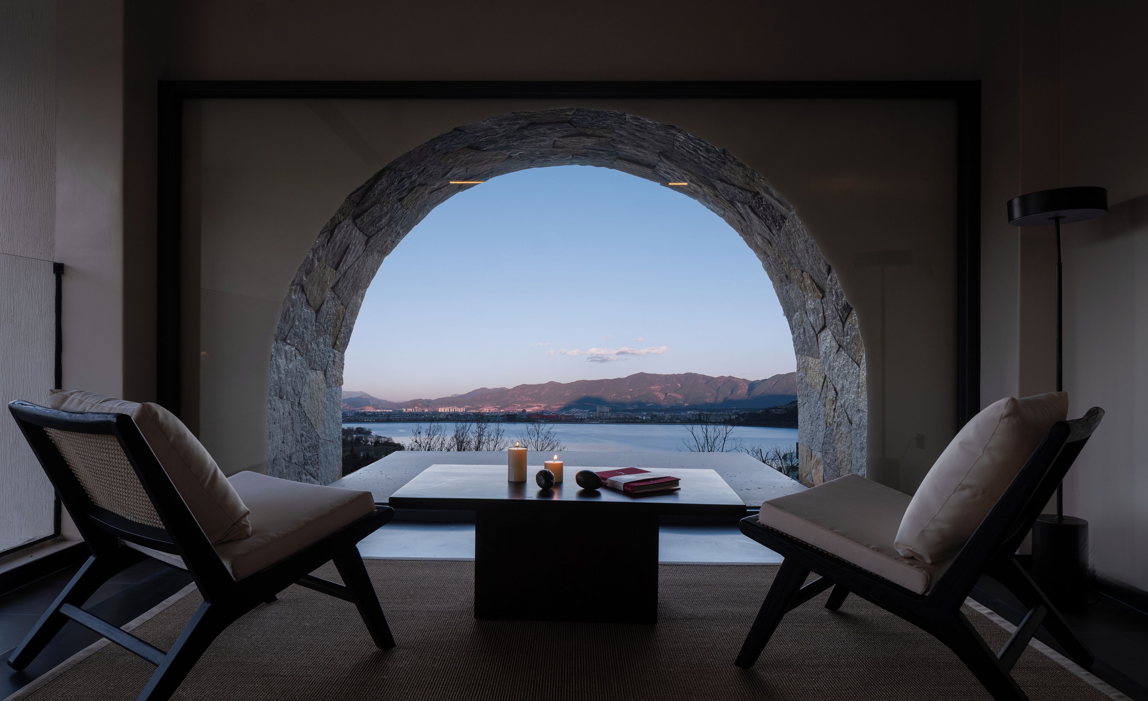 Panoramic Suite, Mountain View | Premium bedding, minibar, in-room safe, individually decorated