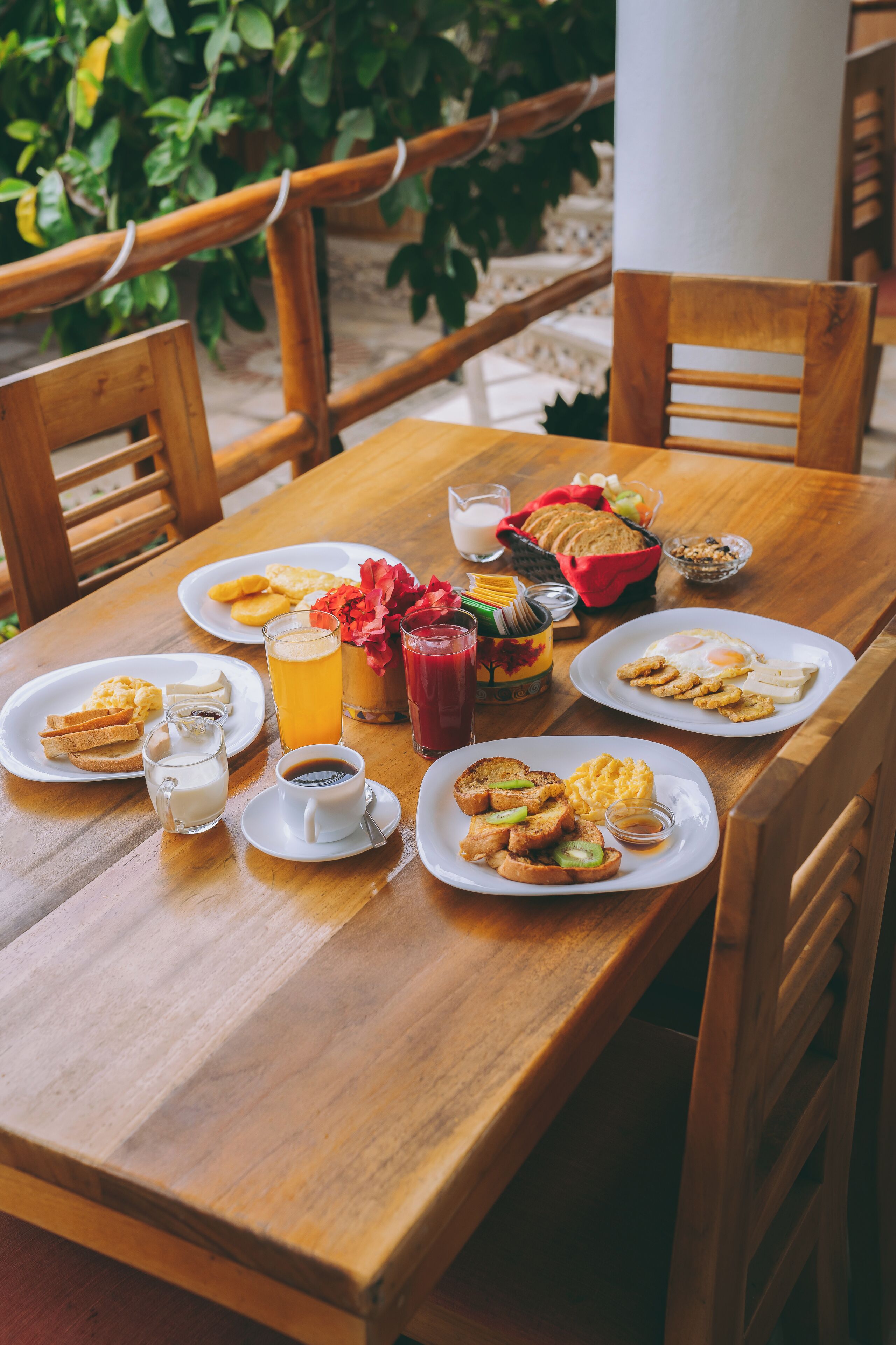 Free daily local cuisine breakfast