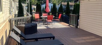 Family Home with plenty of parking and long stay friendly. Fenced in Yard.