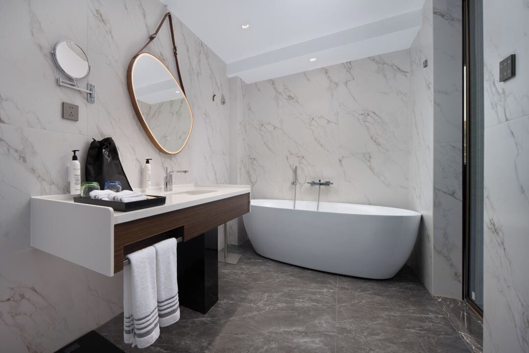 Theme Tatami Room | Premium bedding, memory-foam beds, desk, laptop workspace