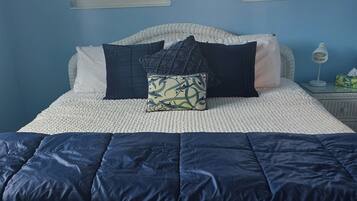 2 多间卧室、熨斗/熨衣板、WiFi、床单