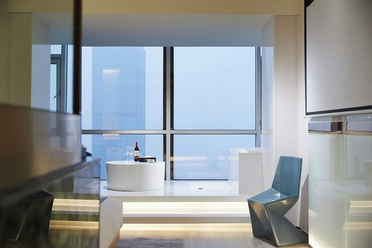 Comfort Double Room, River View | Premium bedding, down duvets, in-room safe, blackout curtains