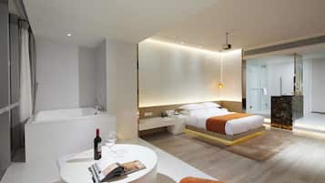 Premium bedding, down duvets, in-room safe, blackout curtains