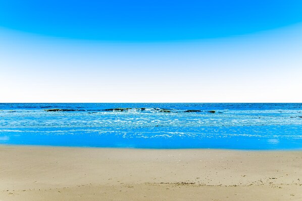 Tæt på stranden