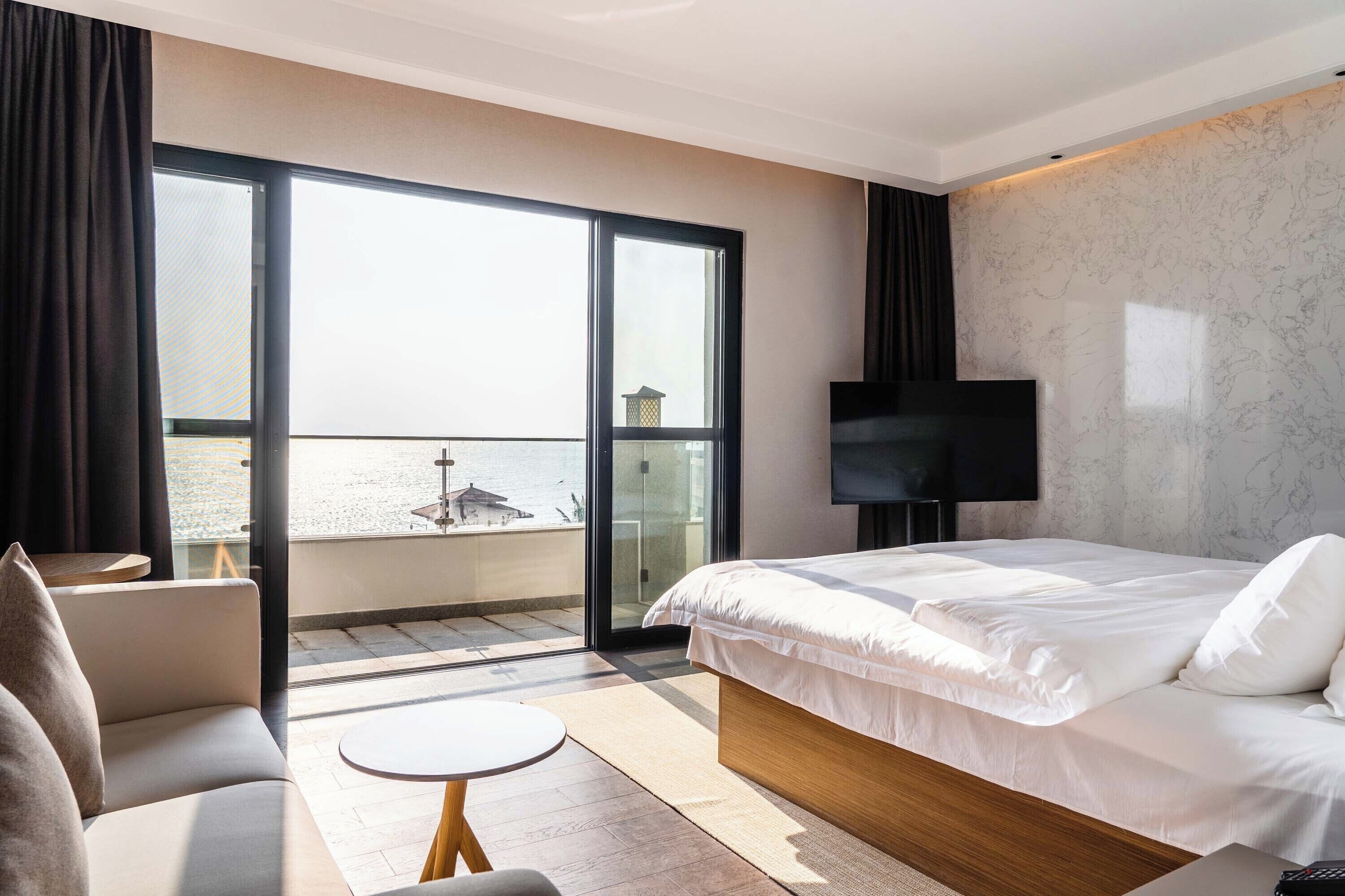 全景套房, 海滩景观 | 露台