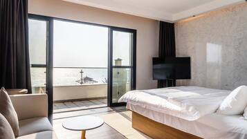 全景套房, 海滩景观 | 露台