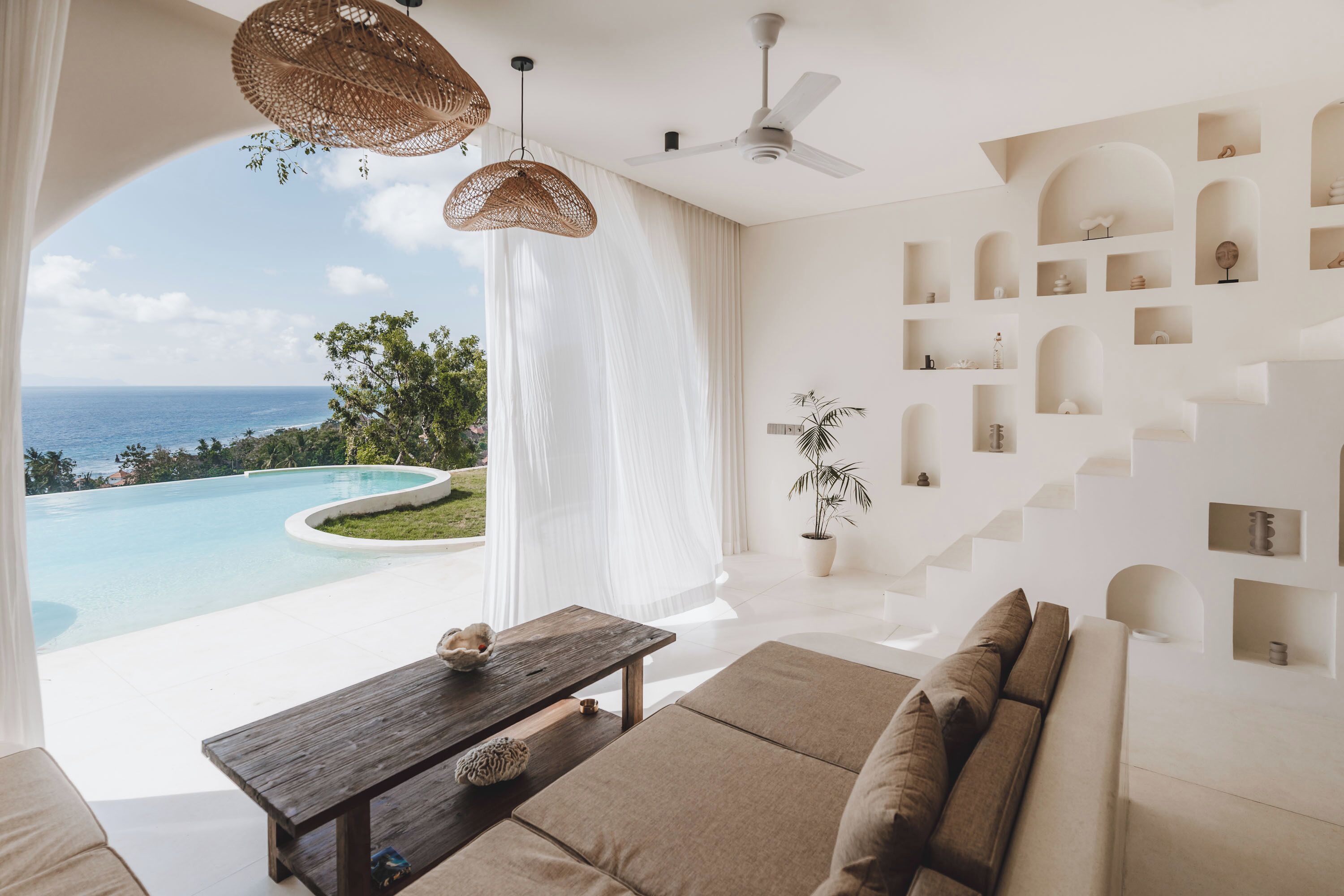 Villa de lujo, 2 habitaciones, vistas al mar | Sala de estar