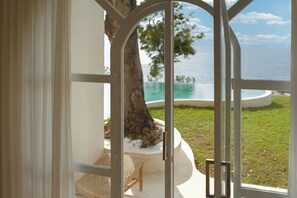 Luxury Villa, 2 Bedrooms, Sea View | View from room