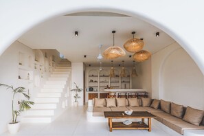 Luxury Villa, 2 Bedrooms, Sea View | Living room