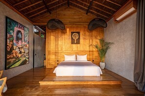 Luxury Villa, 2 Bedrooms, Patio, Ocean View | Egyptian cotton sheets, premium bedding, in-room safe, desk - Villa Pandora Uluwatu (Pecatu)