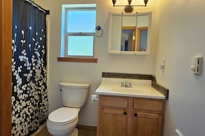 Hair dryer, towels