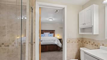 Hair dryer, towels
