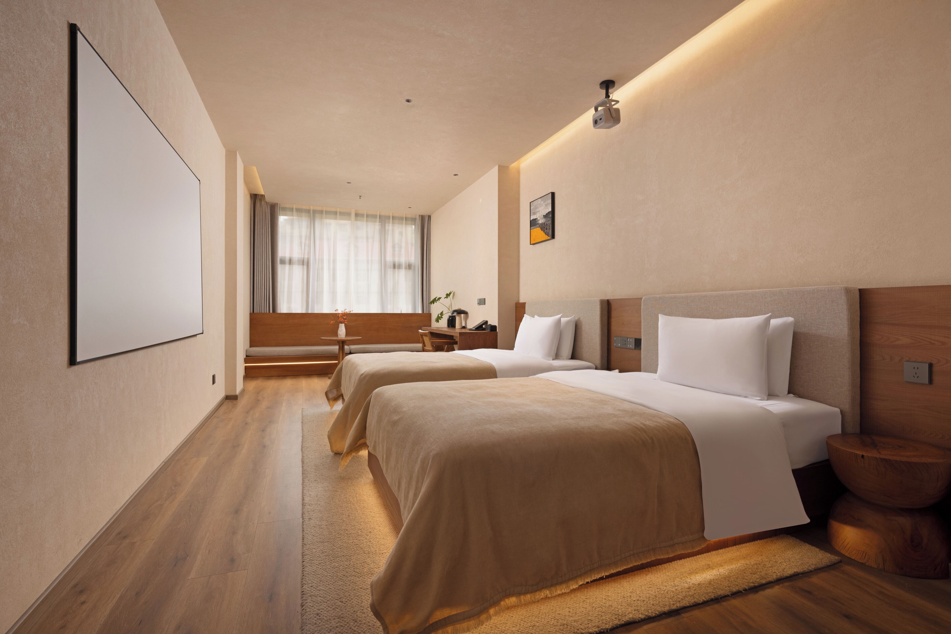 Phòng 2 giường đơn Superior, nhiều giường, quang cảnh sân vườn | Phòng cách âm, truy cập Internet không dây miễn phí 