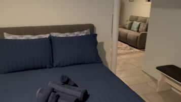 Desk, iron/ironing board, free WiFi, bed sheets