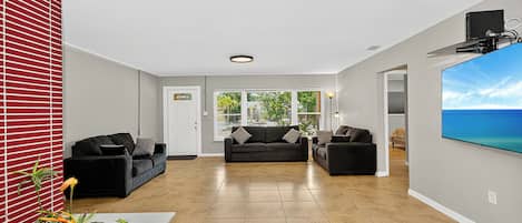 Appartement, 3 slaapkamers, niet-roken, privézwembad | Woonruimte
