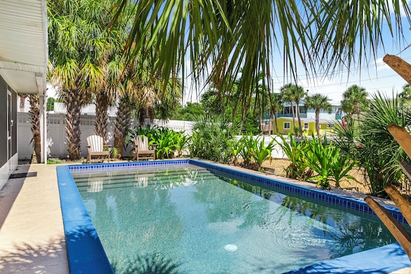 Outdoor pool - Island home in paradise (Siesta Key)