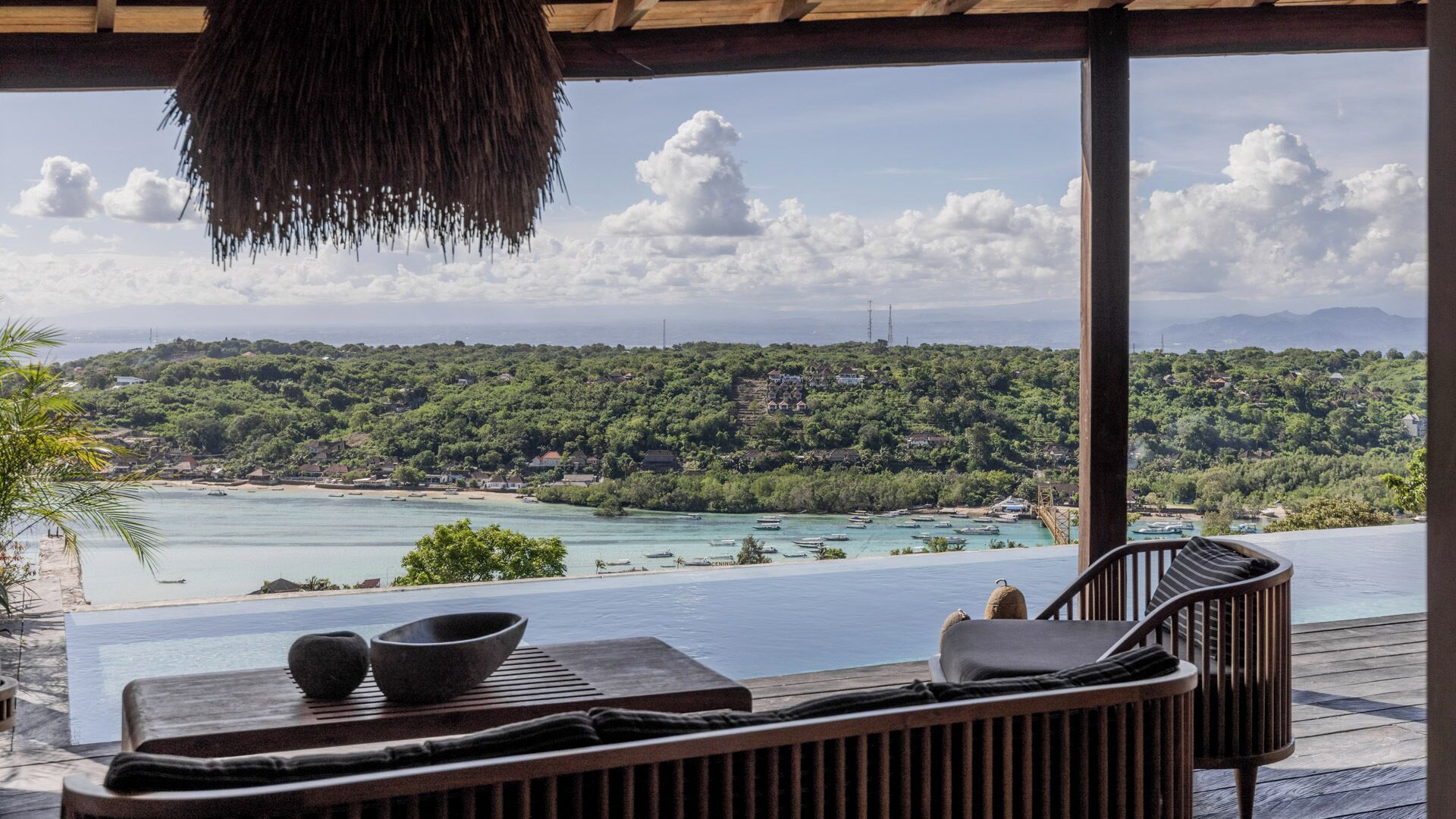 Villa, 3 chambres, vue mer | Coin séjour