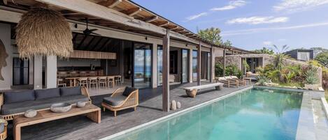 Villa, 3 Schlafzimmer, eigener Pool, Meerblick | Eigener Pool