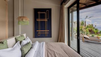 Villa, 3 Bedrooms, Private Pool, Sea View | Desk, laptop workspace, blackout curtains, free WiFi
