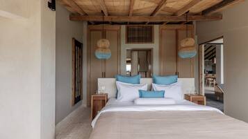 Villa, 3 Bedrooms, Private Pool, Sea View | Desk, laptop workspace, blackout curtains, free WiFi