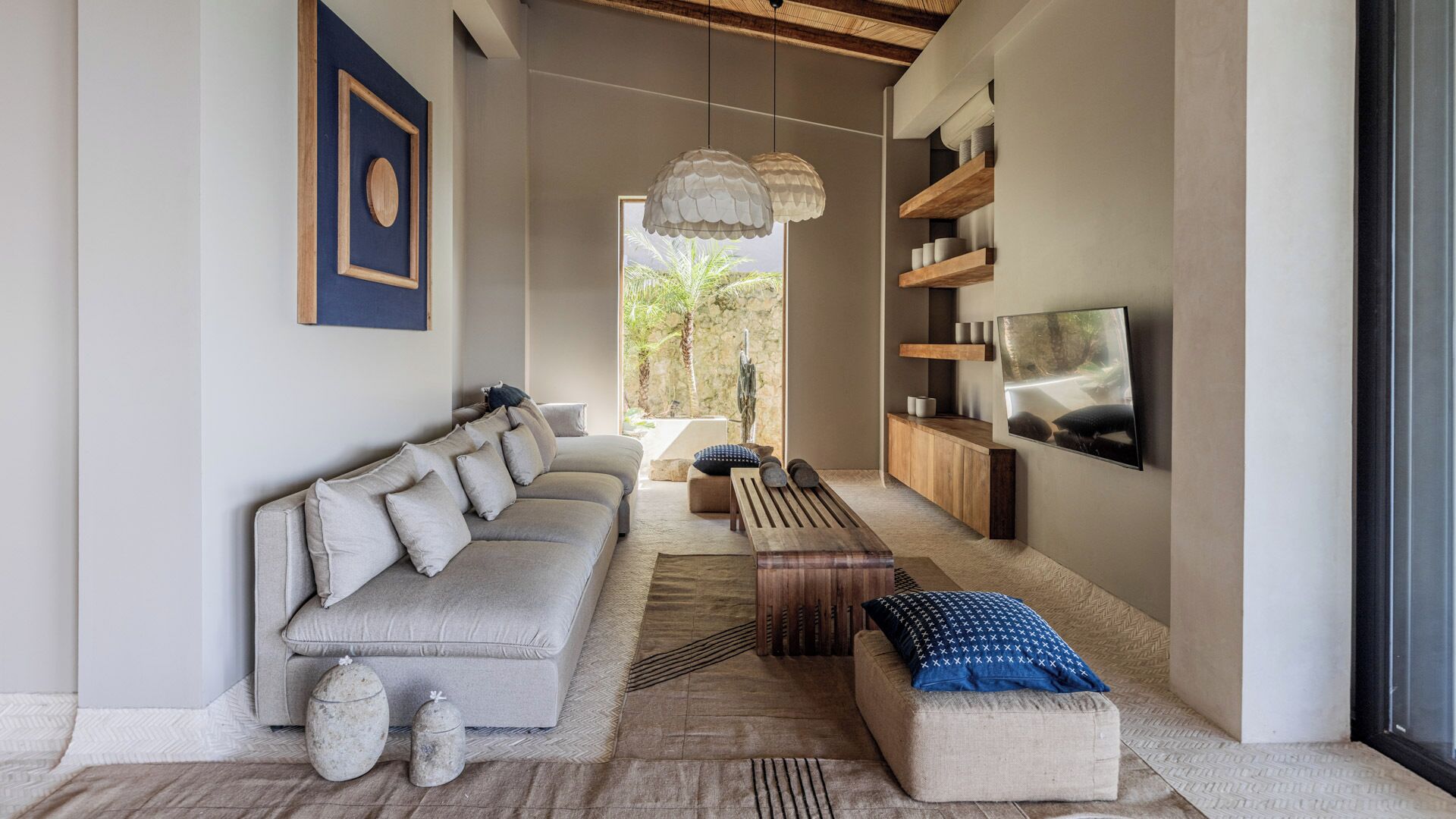 Villa, 3 chambres, vue mer | Salle de séjour