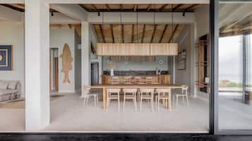 Villa, 3 Bedrooms, Private Pool, Sea View | Dining room