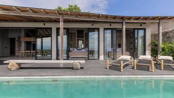 Villa, 3 chambres, piscine privée, vue mer | Piscine privée