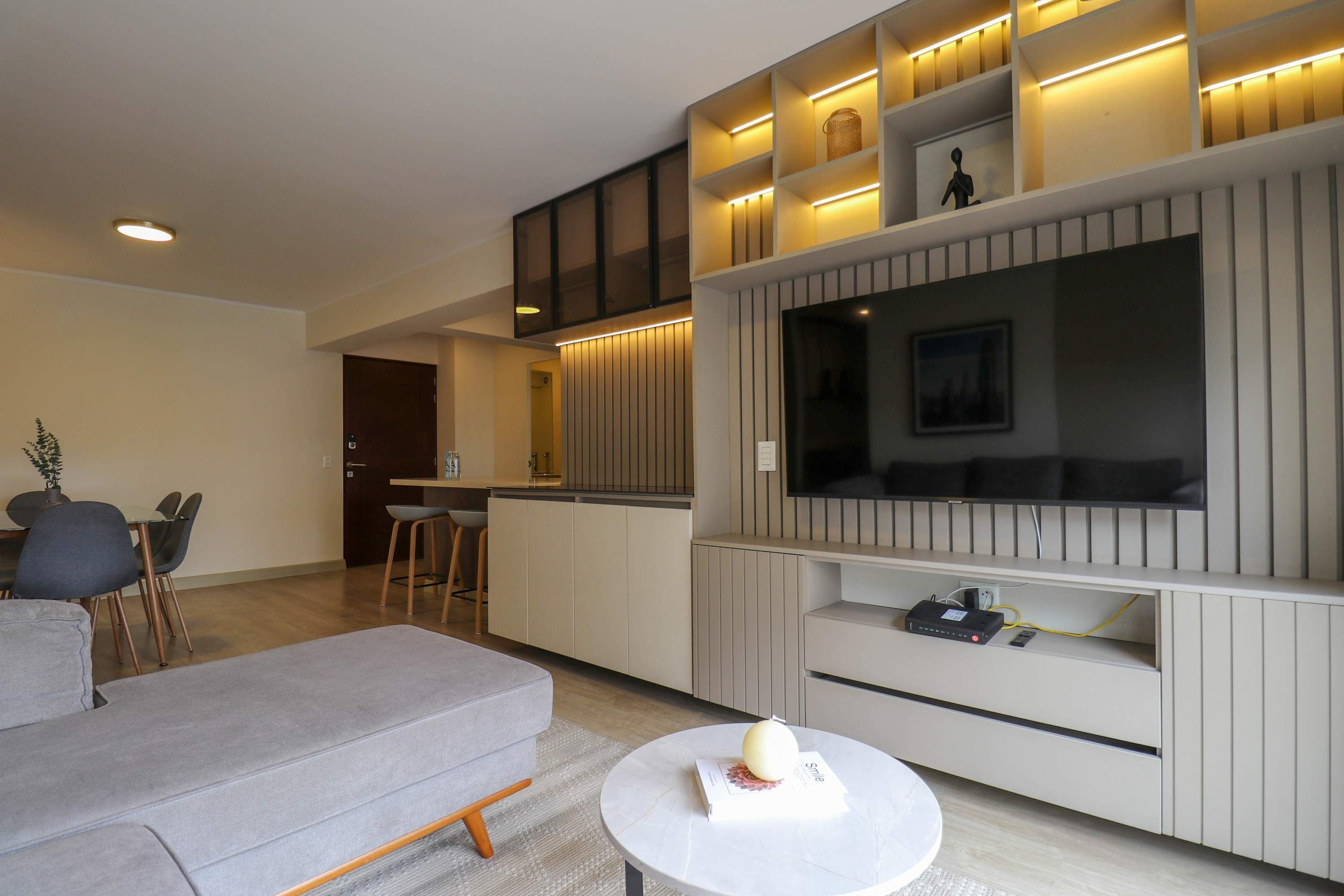 3 habitaciones y acceso a internet 