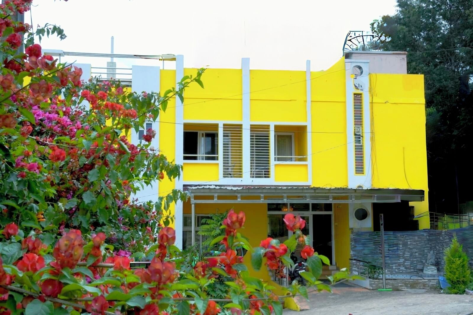 Fassade der Unterkunft