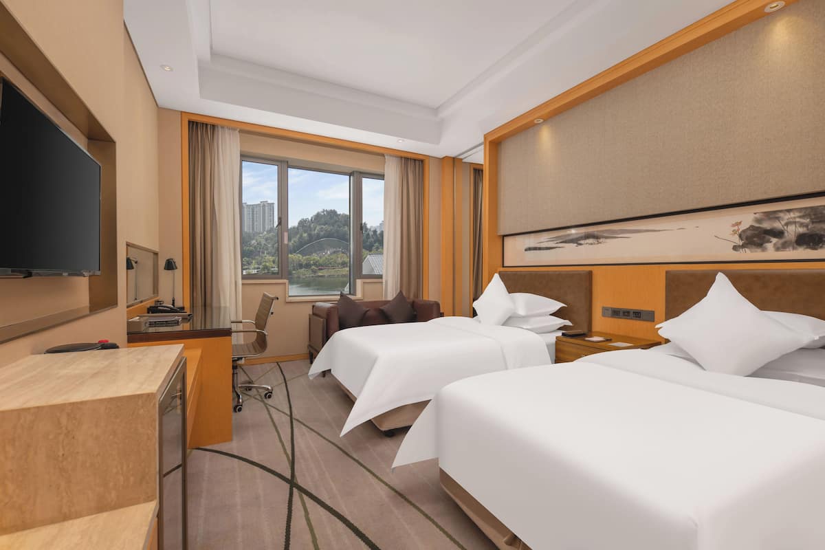 In-room safe, blackout curtains, soundproofing, iron/ironing board