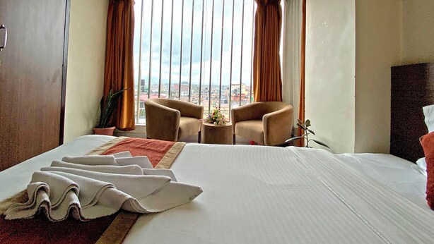 Deluxe Twin Room, Hill View | Hypo-allergenic bedding available, desk, laptop workspace, WiFi (free) - Hotel Tara Suites (Kathmandu)