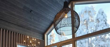 Vila, 2 quartos, sauna seca (loft) | Área de estar | Smart TV 50 polegadas com canais digitais